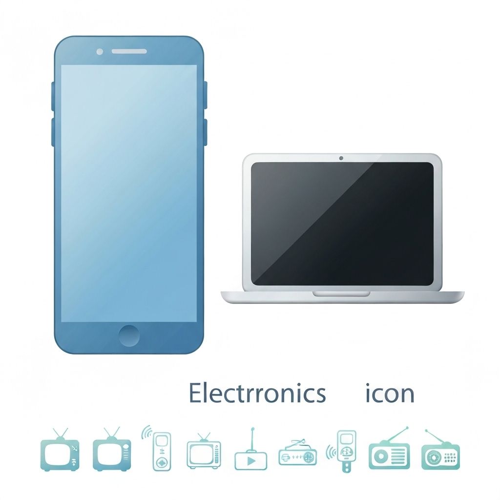 Electronics retail icon